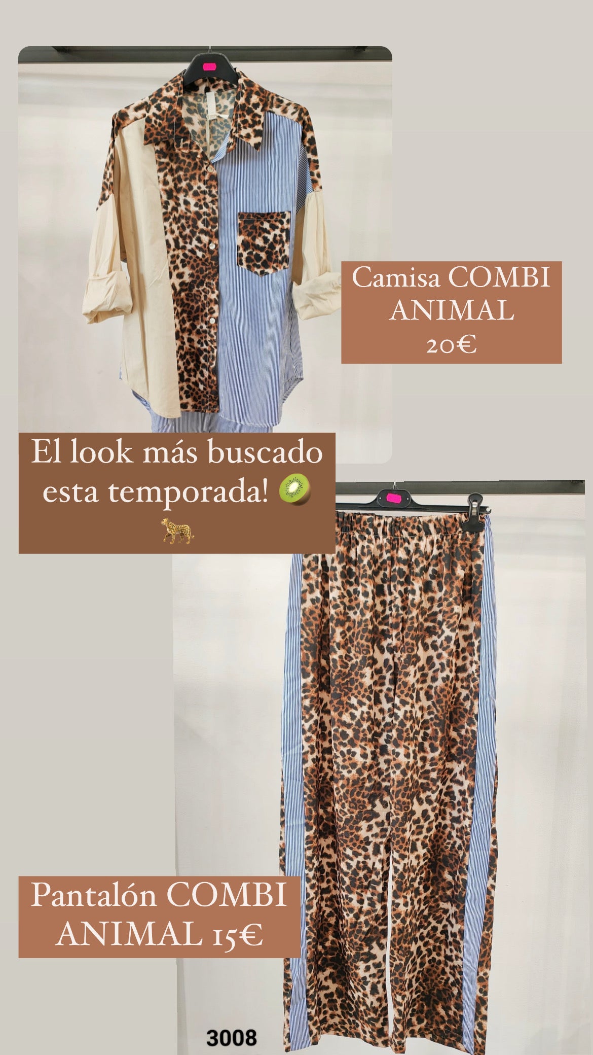 Conjunto COMBI ANIMAL