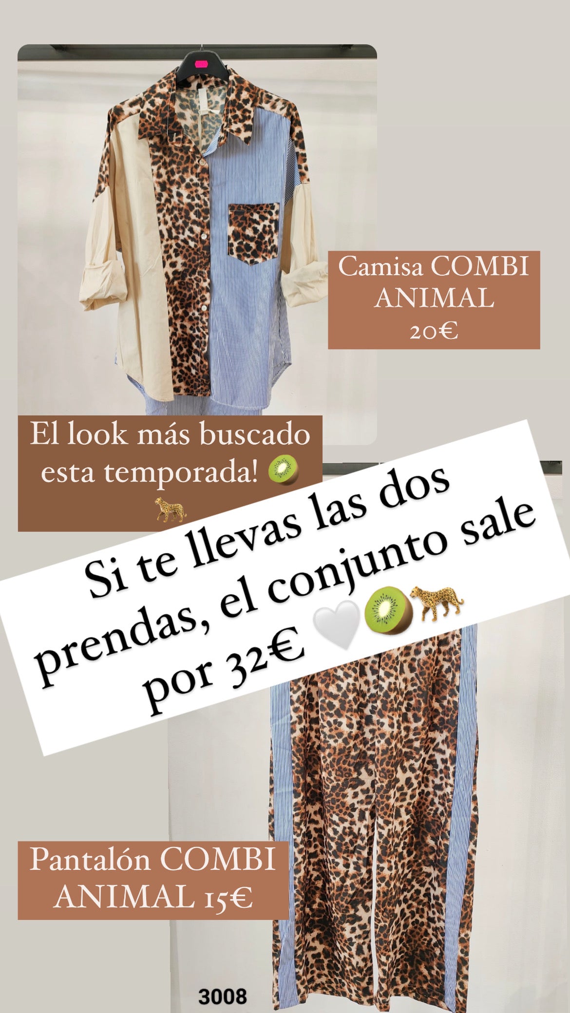 Camisa COMBI ANIMAL